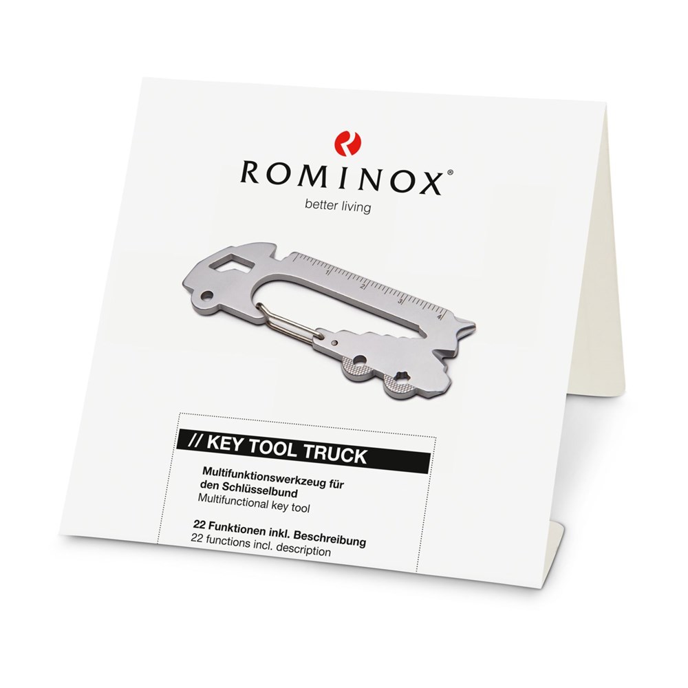 Geschenkartikel: ROMINOX® Key Tool Truck / LKW (22 Funktionen) im Motiv-Mäppchen Große Helden (Einzelhandel)