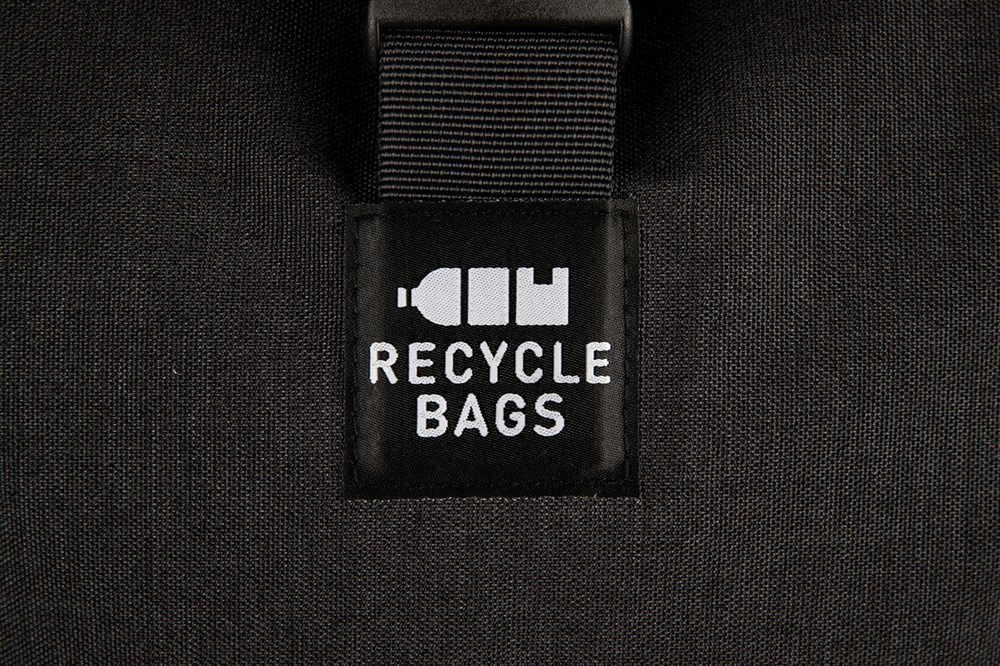 Recycle Bags Rucksack RPET, Schwarz