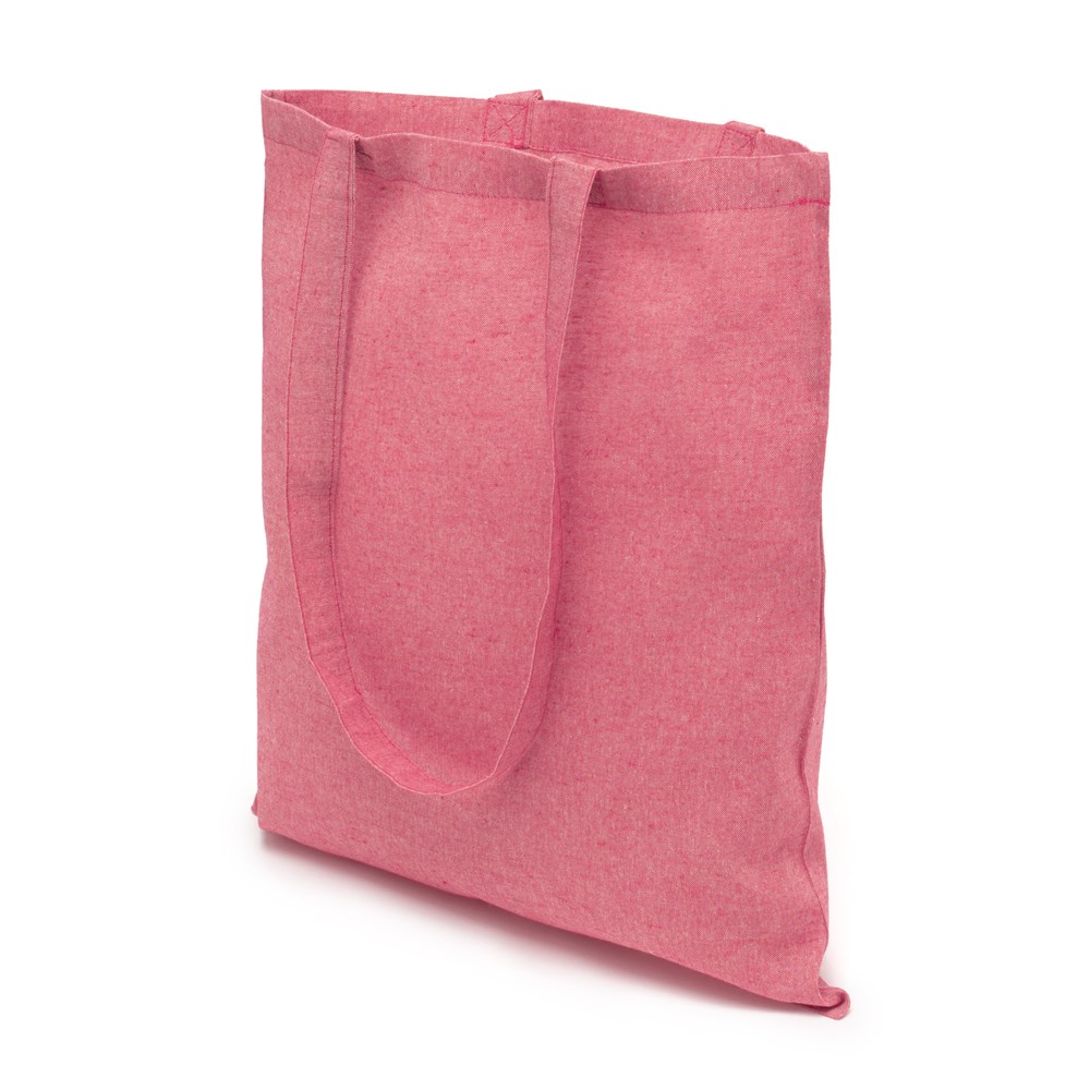 Classic Tasche Recycling-Baumwolle lange Henkel Farbe Pink