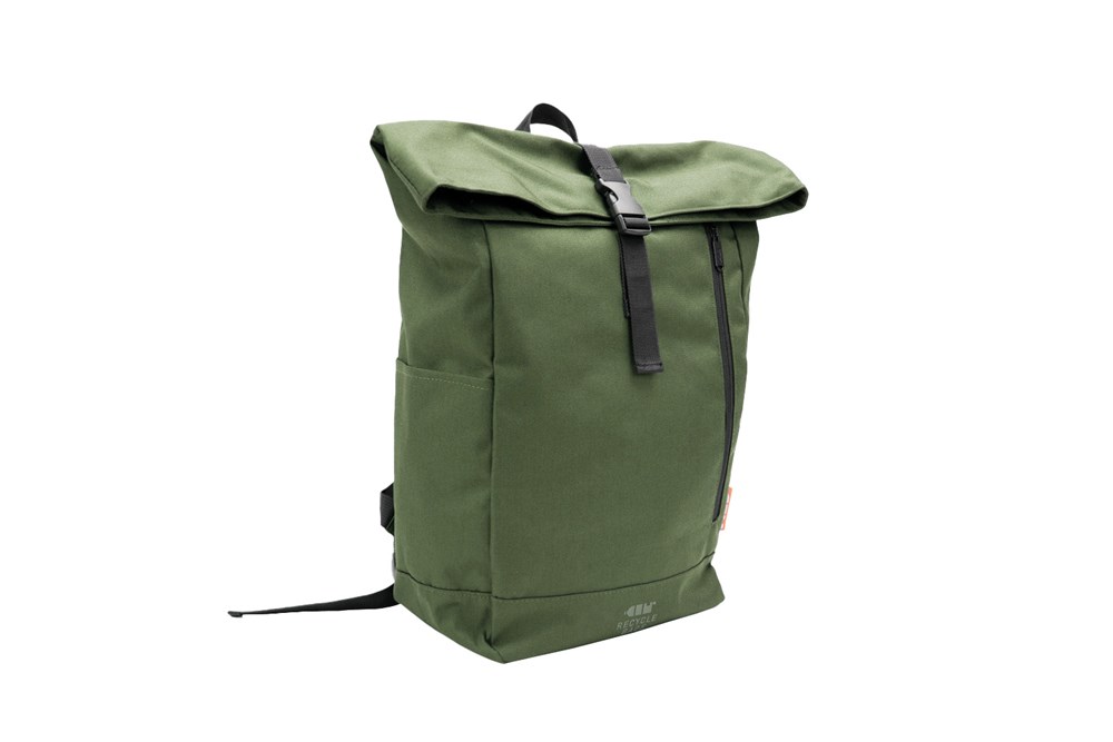 Recycle Bags Basic rolltop rucksack, Olivgrün