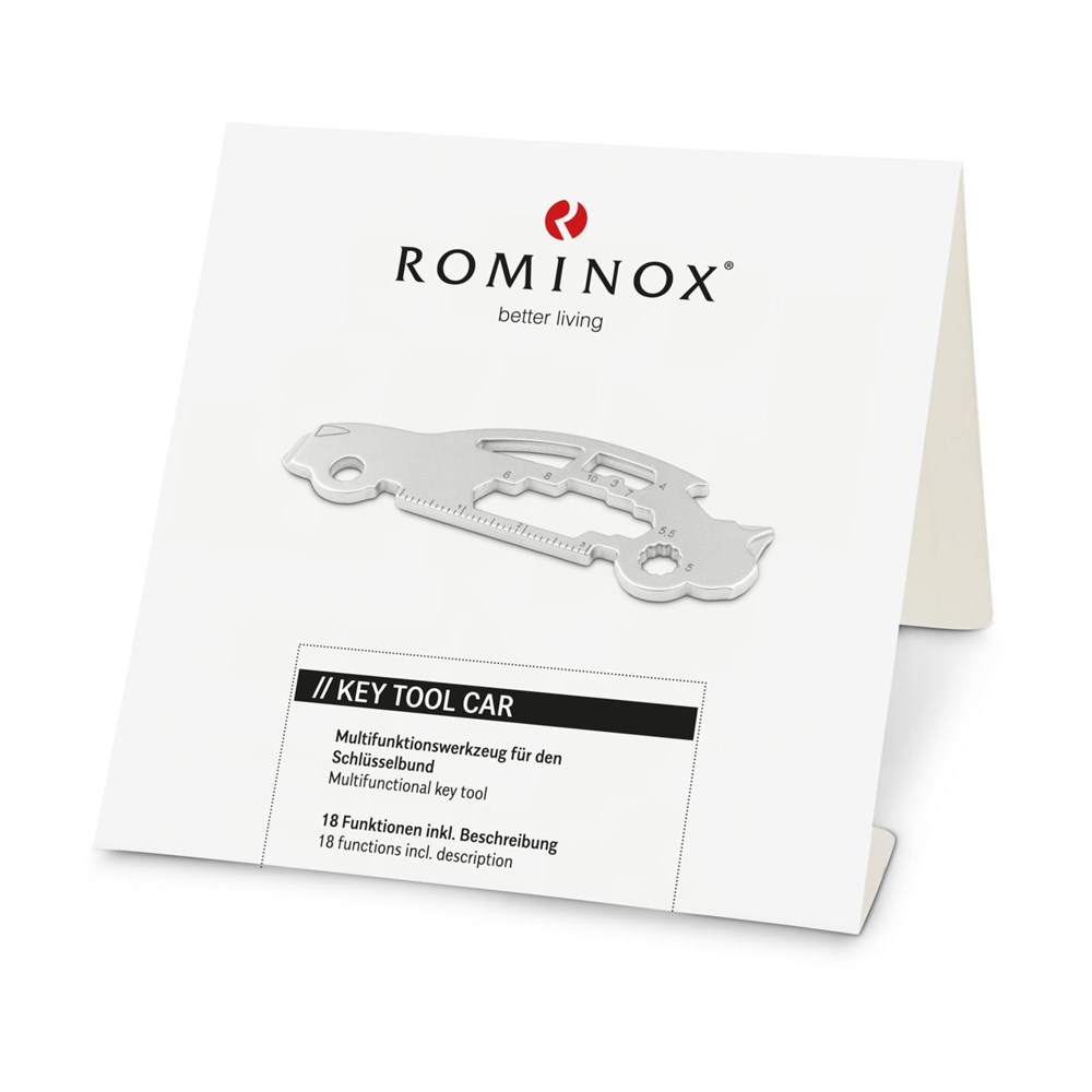 Geschenkartikel: ROMINOX® Key Tool Airplane (18 Funktionen) im Motiv-Mäppchen Große Helden