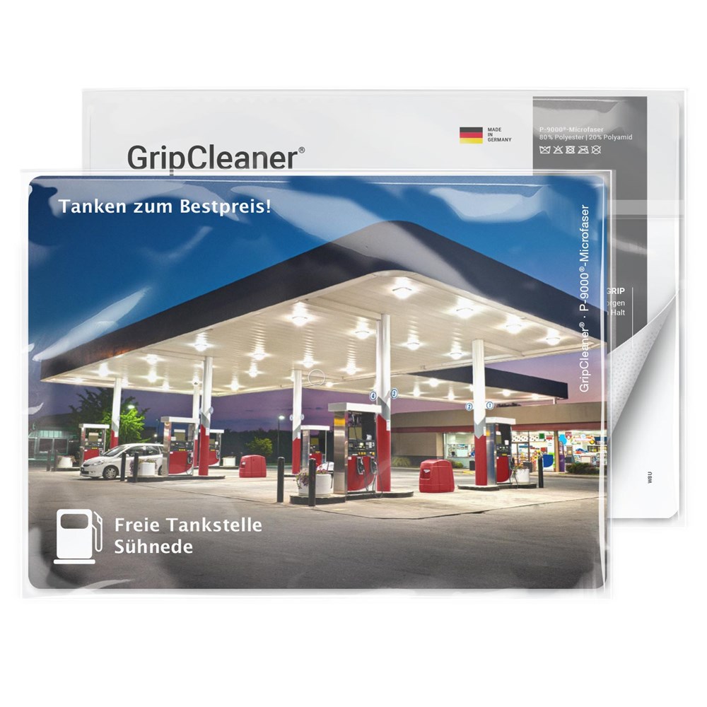 GripCleaner® 4in1 Mousepad 21x15 cm mit Standard-Einlegekarte, All-Inclusive-Paket