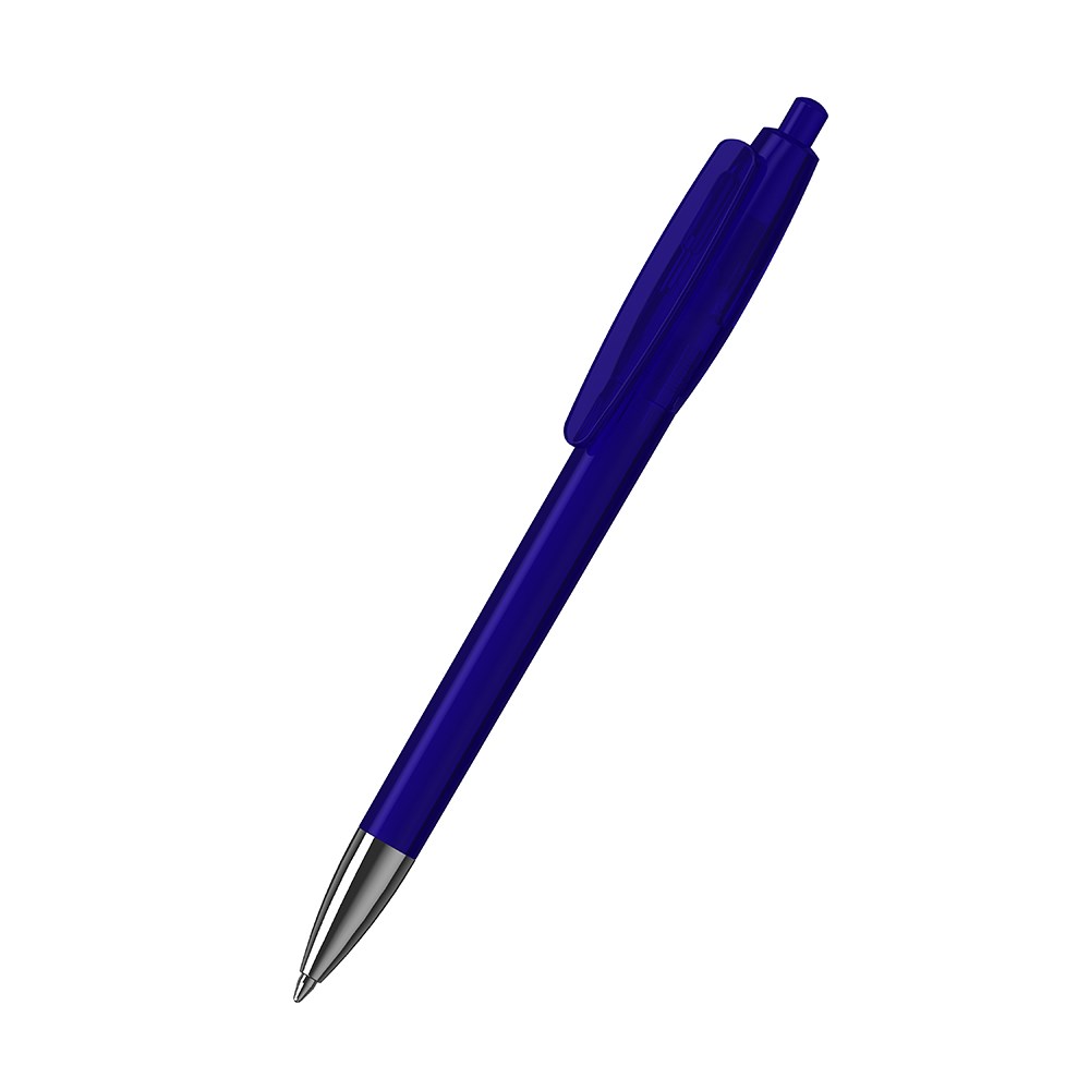 Klio-Eterna - Klix transparent Mn - Druckkugelschreiberdunkelblau transparent
