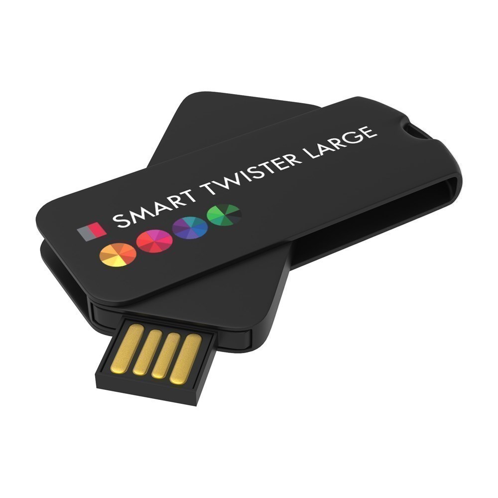 USB Stick Smart Twister Large Black, 8 GB Basic